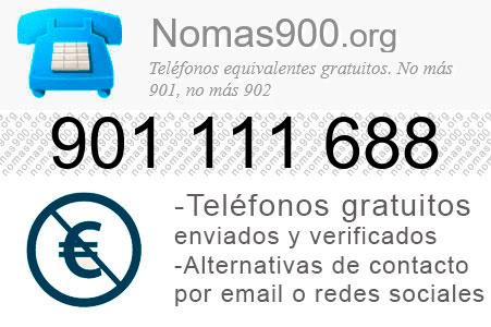 Teléfono 901111688