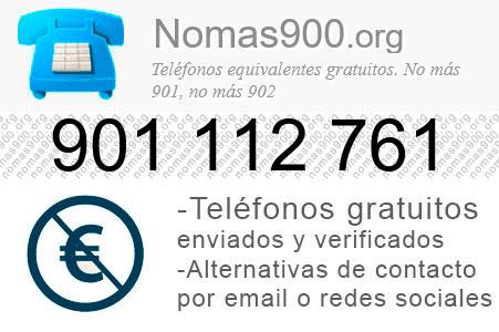 Teléfono 901112761
