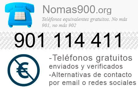 Teléfono 901114411
