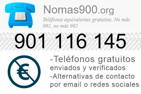 Teléfono 901116145