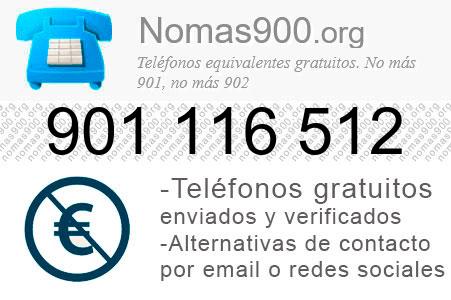 Teléfono 901116512
