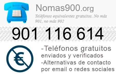 Teléfono 901116614