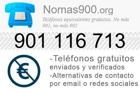 Teléfono 901116713