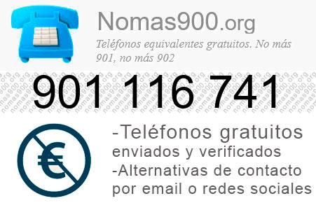 Teléfono 901116741
