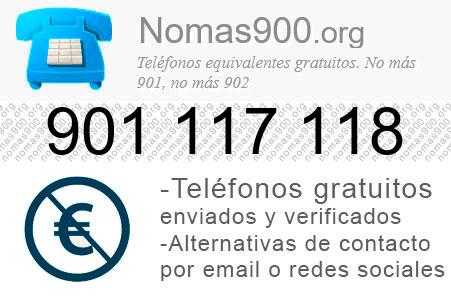 Teléfono 901117118