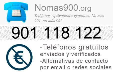 Teléfono 901118122