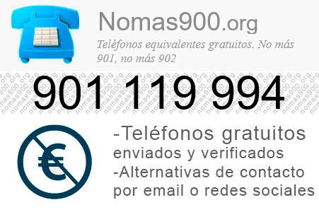 Teléfono 901119994