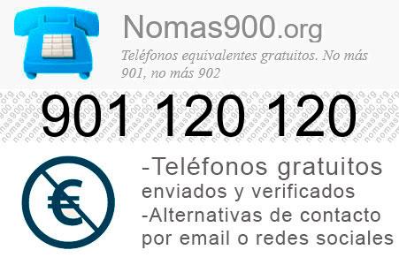 Teléfono 901120120