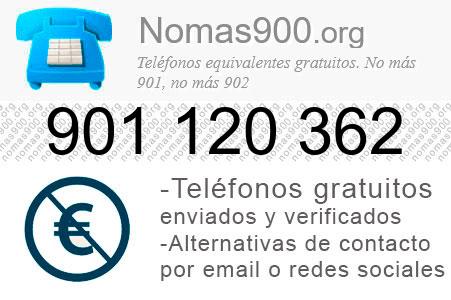 Teléfono 901120362