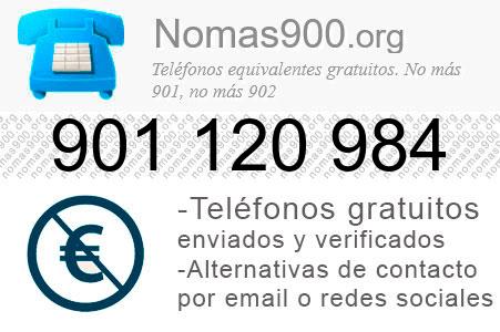 Teléfono 901120984