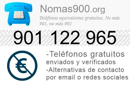 Teléfono 901122965