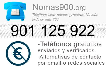 Teléfono 901125922