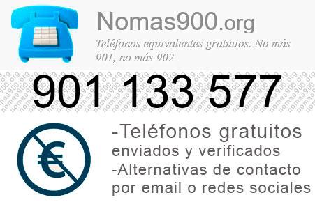 Teléfono 901133577
