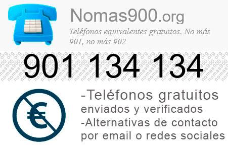 Teléfono 901134134
