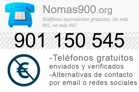 Teléfono 901150545