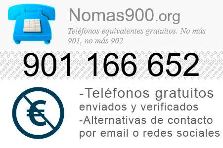 Teléfono 901166652