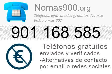 Teléfono 901168585