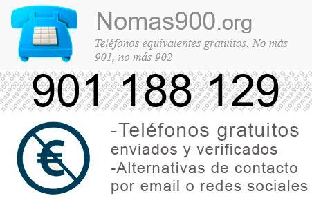 Teléfono 901188129