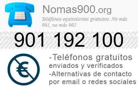 Teléfono 901192100