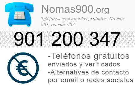 Teléfono 901200347