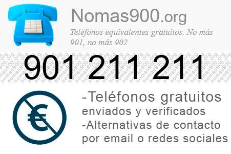 Teléfono 901211211