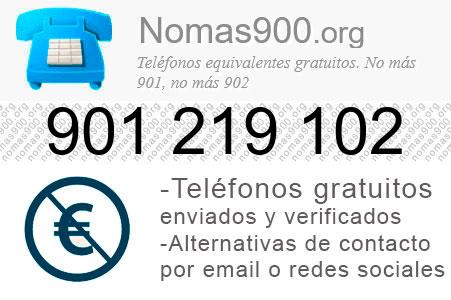 Teléfono 901219102