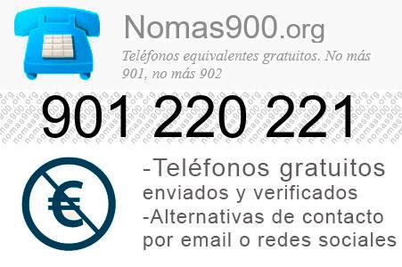 Teléfono 901220221