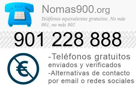 Teléfono 901228888