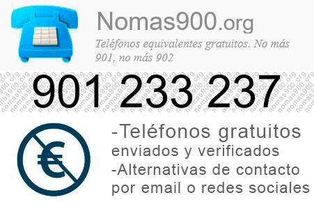 Teléfono 901233237