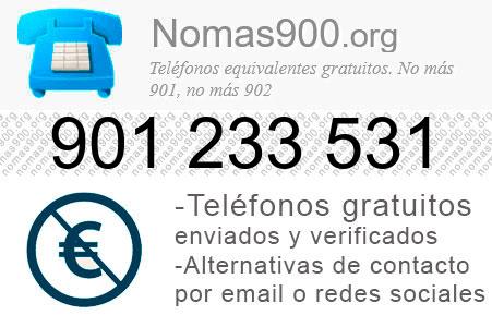 Teléfono 901233531