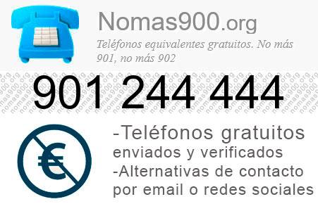 Teléfono 901244444