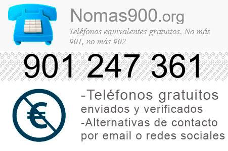 Teléfono 901247361