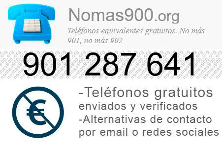 Teléfono 901287641