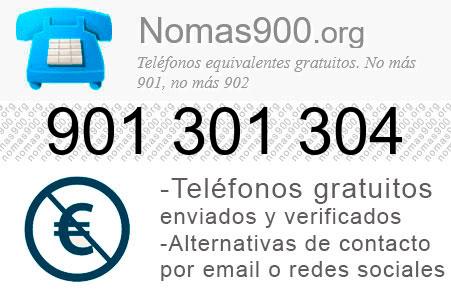 Teléfono 901301304