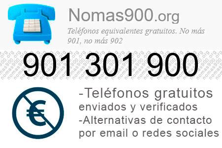 Teléfono 901301900