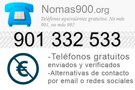 Teléfono 901332533