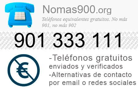 Teléfono 901333111