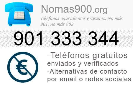 Teléfono 901333344