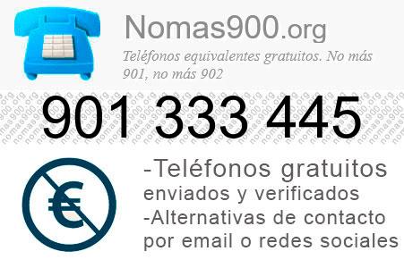 Teléfono 901333445