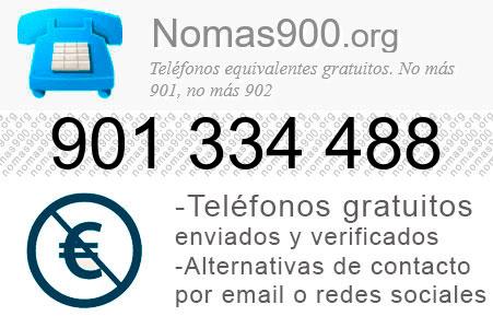 Teléfono 901334488