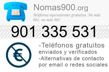 Teléfono 901335531