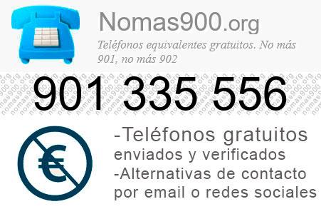 Teléfono 901335556