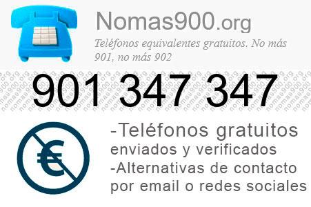 Teléfono 901347347