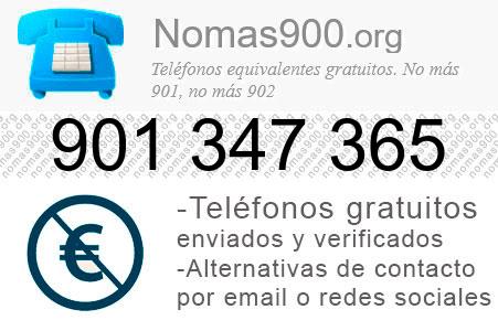 Teléfono 901347365
