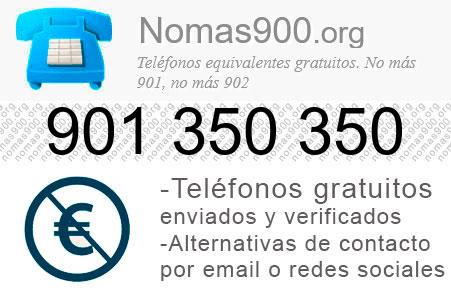 Teléfono 901350350