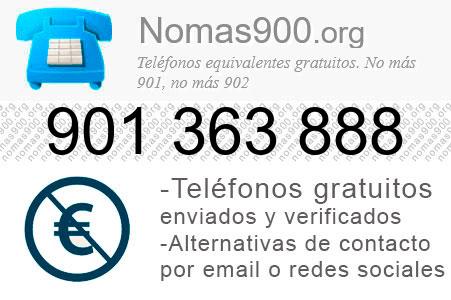 Teléfono 901363888