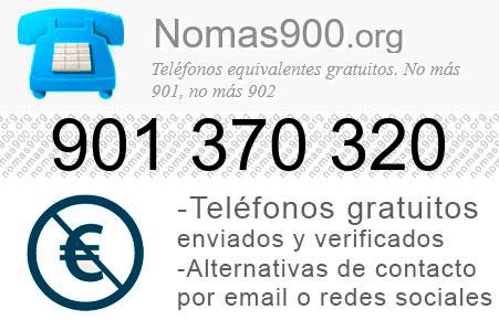 Teléfono 901370320