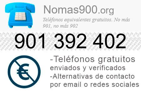 Teléfono 901392402