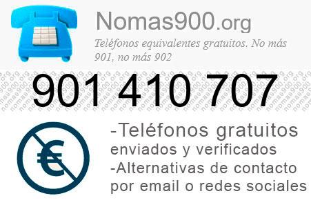 Teléfono 901410707