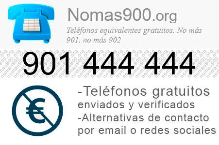 Teléfono 901444444